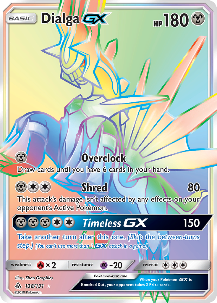 Dialga GX (138/131) [Sun & Moon: Forbidden Light] - Destination Retro