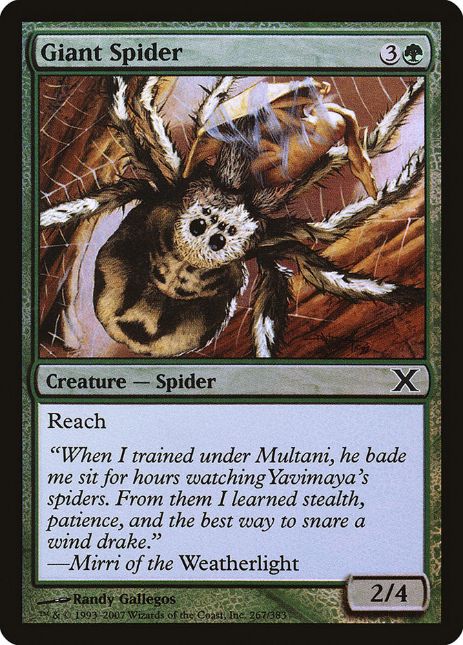 Giant Spider (Premium Foil) [Tenth Edition] - Destination Retro