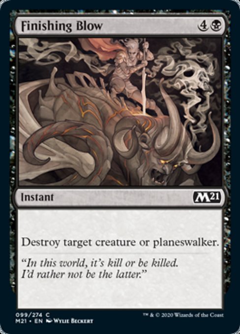 Finishing Blow [Core Set 2021] - Destination Retro