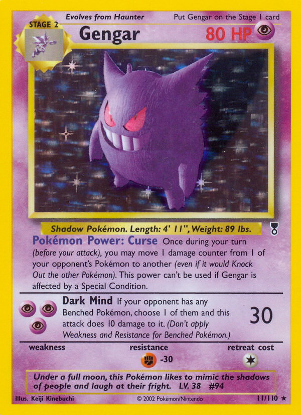 Gengar (11/110) [Legendary Collection] - Destination Retro