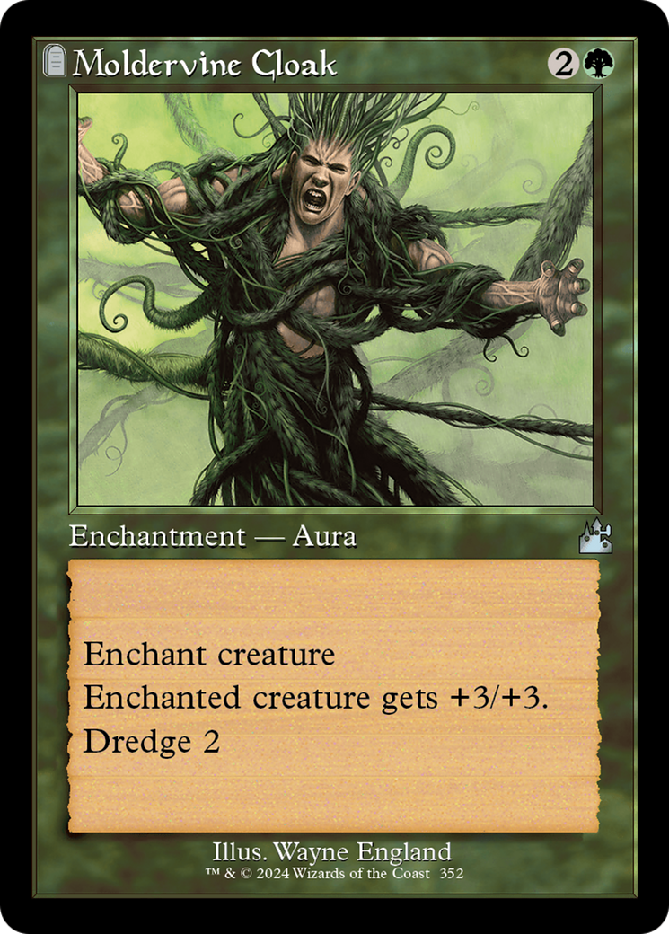 Moldervine Cloak (Retro Frame) [Ravnica Remastered] - Destination Retro