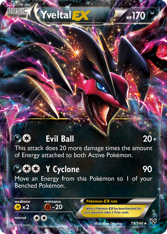 Yveltal EX (79/146) [XY: Base Set] - Destination Retro