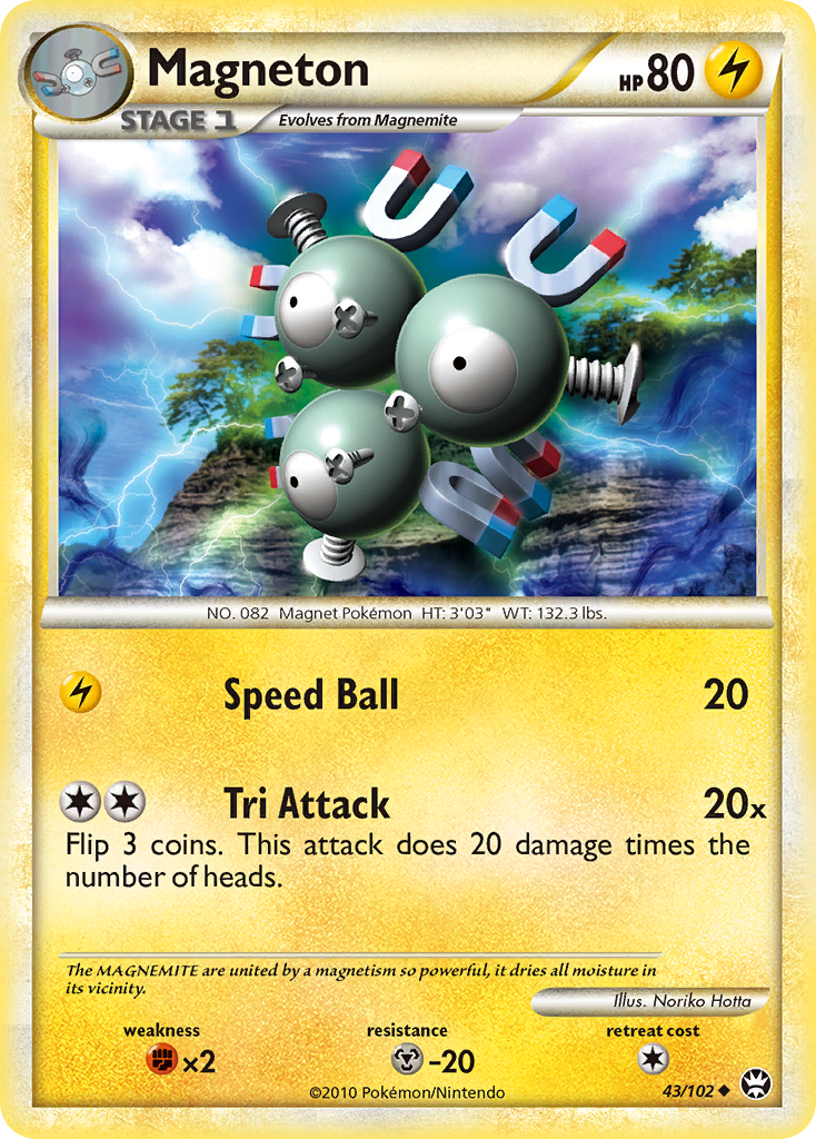 Magneton (43/102) [HeartGold & SoulSilver: Triumphant] - Destination Retro