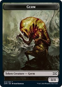 Germ // Human Soldier Double-sided Token [Double Masters Tokens] - Destination Retro