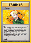 Lt. Surge (101/132) [Gym Heroes 1st Edition] - Destination Retro