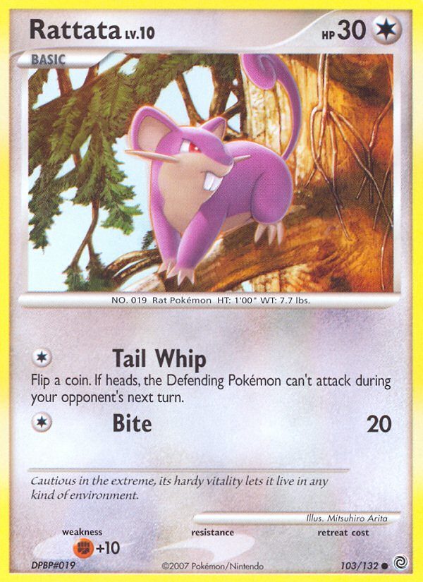 Rattata (103/132) [Diamond & Pearl: Secret Wonders] - Destination Retro