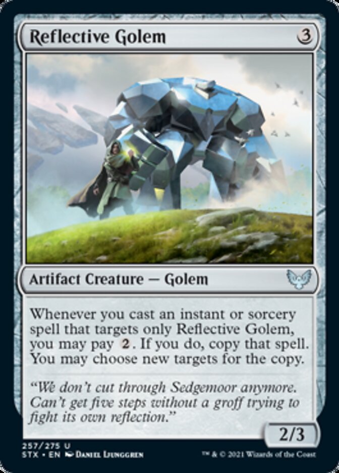 Reflective Golem [Strixhaven: School of Mages] - Destination Retro