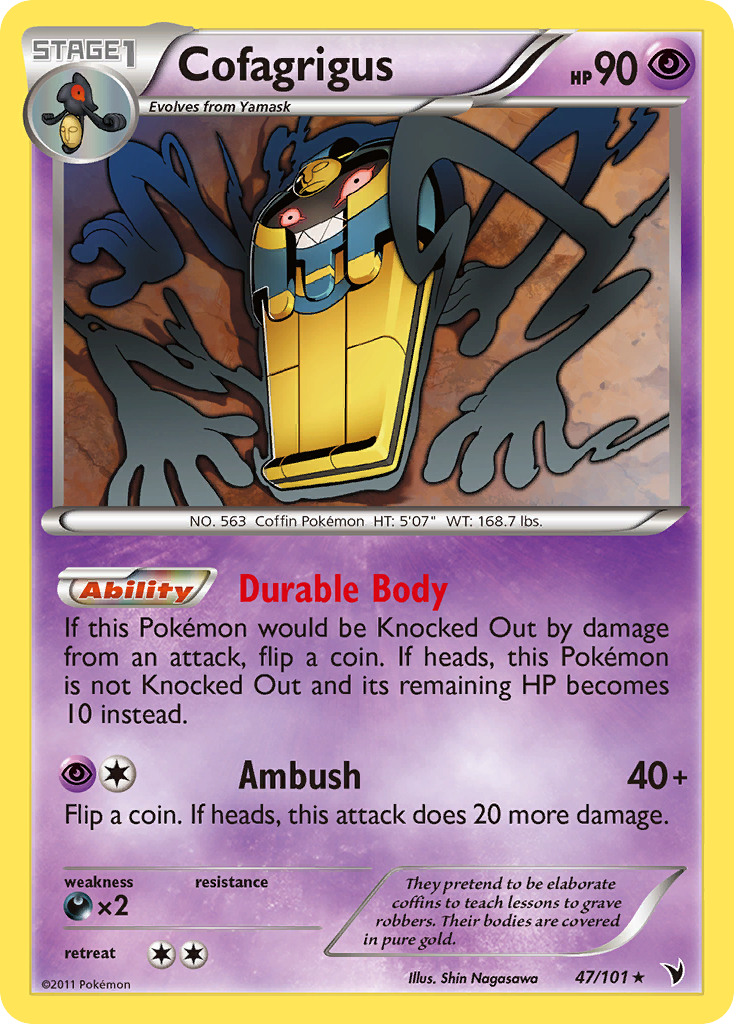 Cofagrigus (47/101) [Black & White: Noble Victories] - Destination Retro