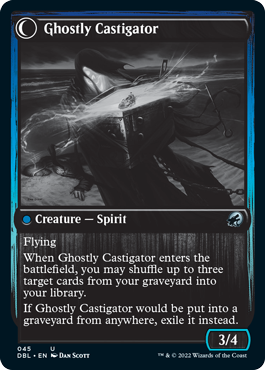 Covetous Castaway // Ghostly Castigator [Innistrad: Double Feature] - Destination Retro