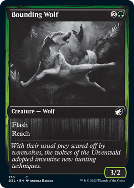 Bounding Wolf [Innistrad: Double Feature] - Destination Retro