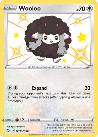 Wooloo (SV103/SV122) [Sword & Shield: Shining Fates] - Destination Retro
