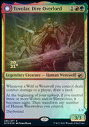 Tovolar, Dire Overlord // Tovolar, the Midnight Scourge [Innistrad: Midnight Hunt Prerelease Promos] - Destination Retro