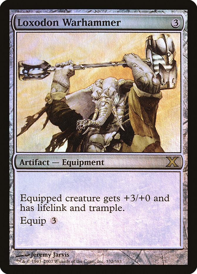 Loxodon Warhammer (Premium Foil) [Tenth Edition] - Destination Retro
