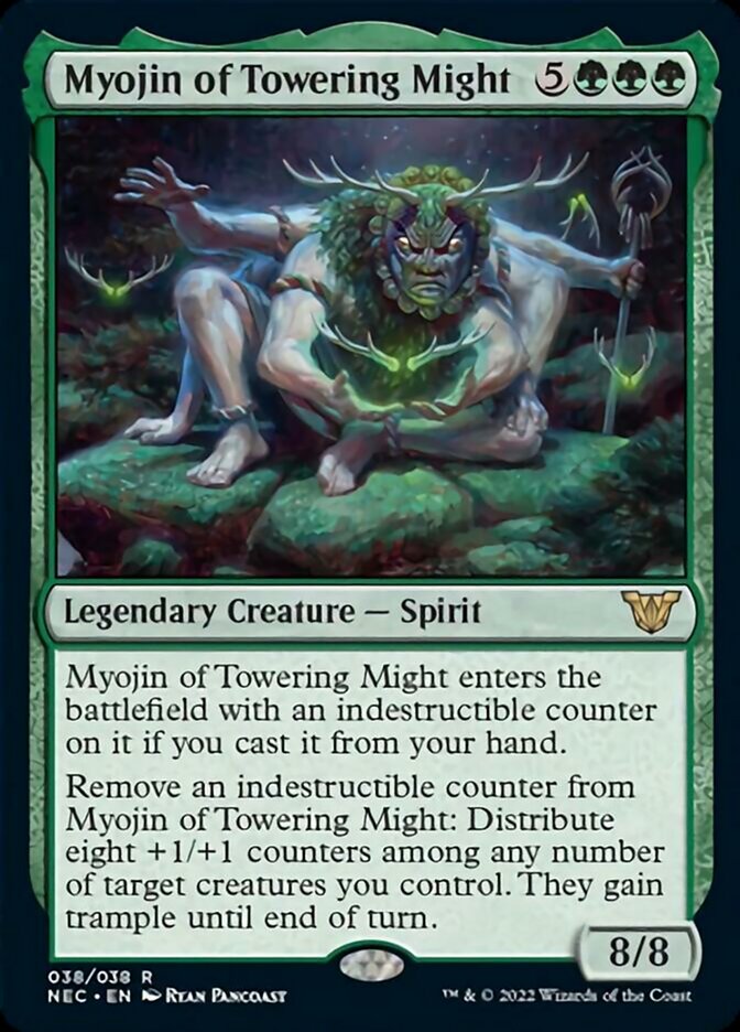 Myojin of Towering Might [Kamigawa: Neon Dynasty Commander] - Destination Retro
