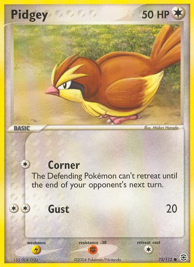 Pidgey (73/112) [EX: FireRed & LeafGreen] - Destination Retro