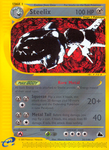 Steelix (31/144) [Skyridge] - Destination Retro