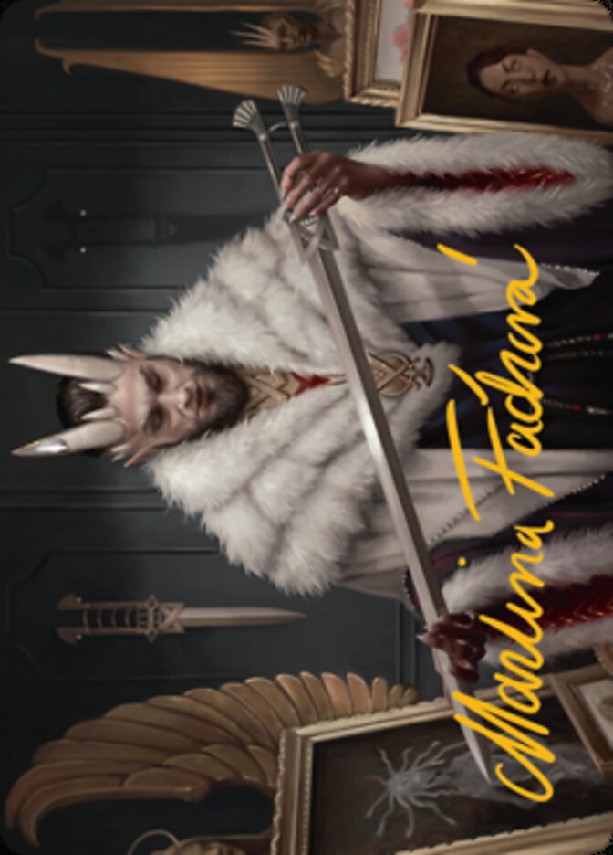 Lord Xander, the Collector Art Card (Gold-Stamped Signature) [Streets of New Capenna Art Series] - Destination Retro