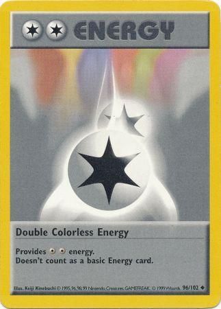 Double Colorless Energy (96/102) [Base Set Shadowless Unlimited] - Destination Retro