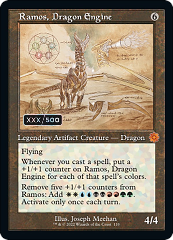 Ramos, Dragon Engine (Retro Schematic) (Serial Numbered) [The Brothers' War Retro Artifacts] - Destination Retro