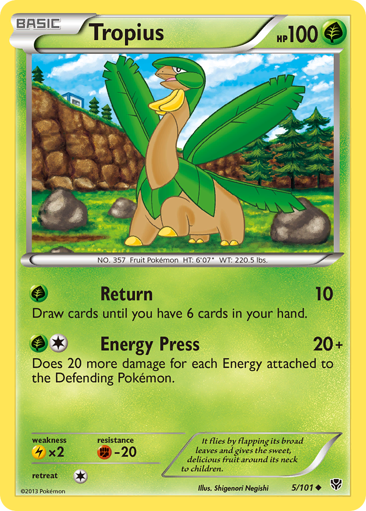 Tropius (5/101) [Black & White: Plasma Blast] - Destination Retro