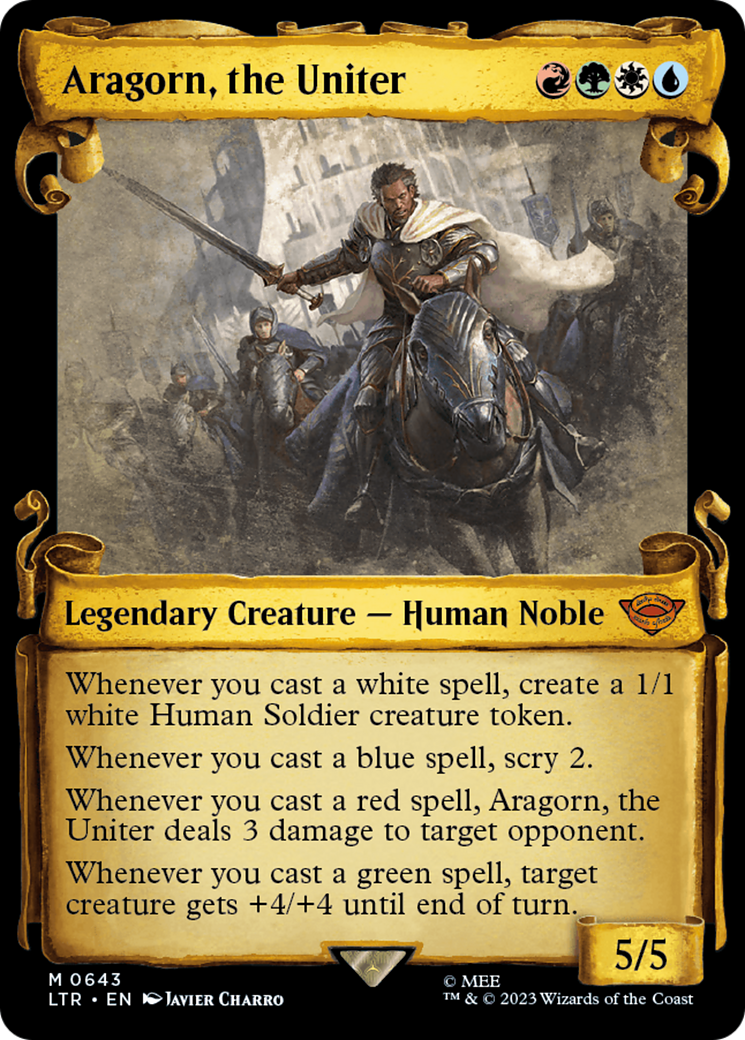 Aragorn, the Uniter [The Lord of the Rings: Tales of Middle-Earth Showcase Scrolls] - Destination Retro