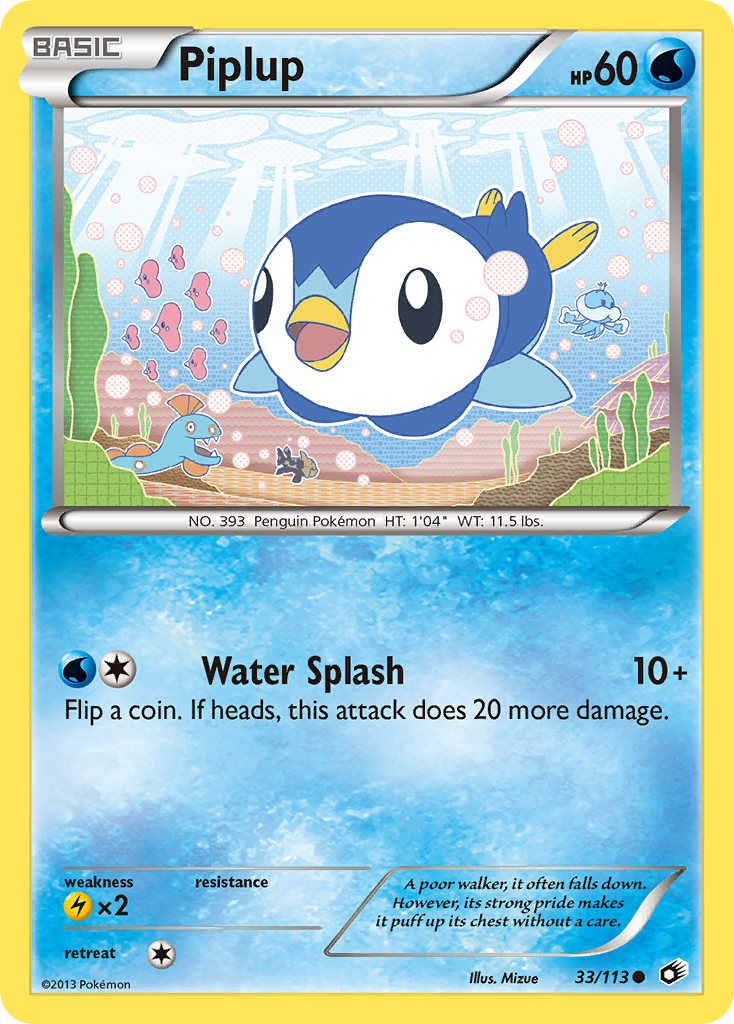Piplup (33/113) [Black & White: Legendary Treasures] - Destination Retro