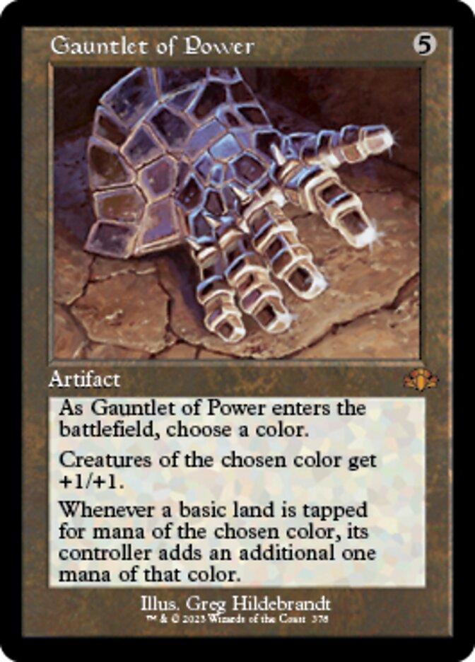 Gauntlet of Power (Retro) [Dominaria Remastered] - Destination Retro