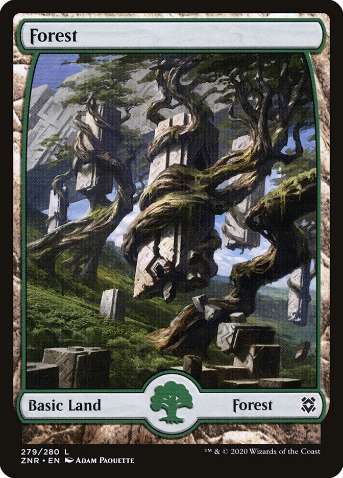 Forest (279) [Zendikar Rising] - Destination Retro