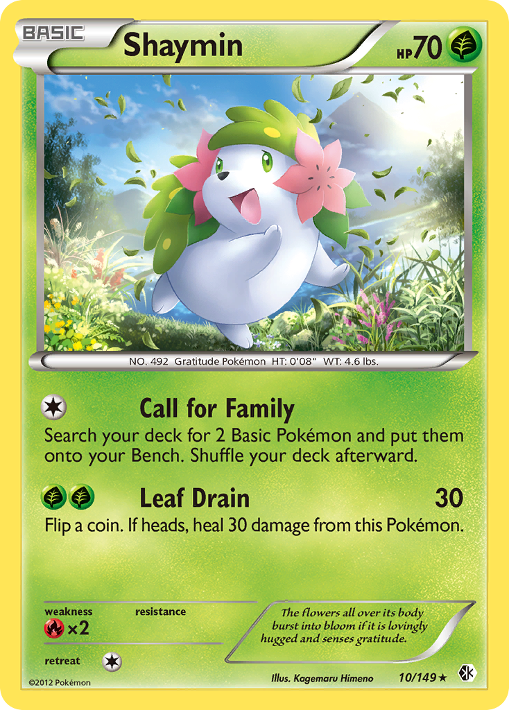 Shaymin (10/149) [Black & White: Boundaries Crossed] - Destination Retro
