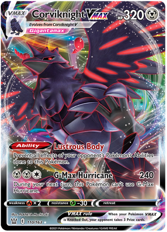 Corviknight VMAX (110/163) [Sword & Shield: Battle Styles] - Destination Retro