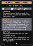 Mini-Master (Magic Minigame) [Commander Legends: Battle for Baldur's Gate Minigame] - Destination Retro