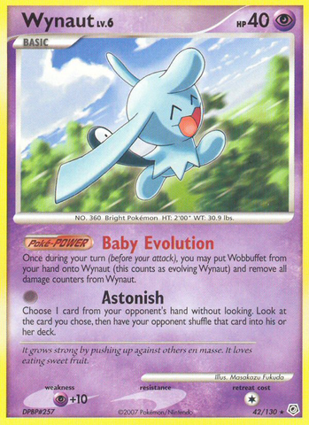 Wynaut (42/130) [Diamond & Pearl: Base Set] - Destination Retro