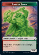 Dragon Spirit // The Monarch Double-sided Token [Dungeons & Dragons: Adventures in the Forgotten Realms Commander Tokens] - Destination Retro