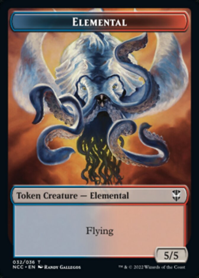 Elemental (032) // Rogue Double-sided Token [Streets of New Capenna Commander Tokens] - Destination Retro