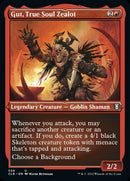 Gut, True Soul Zealot (Foil Etched) [Commander Legends: Battle for Baldur's Gate] - Destination Retro