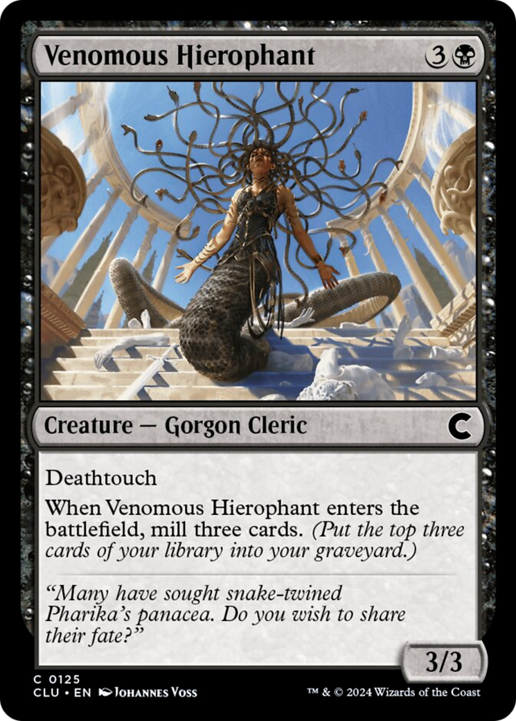 Venomous Hierophant [Ravnica: Clue Edition] - Destination Retro