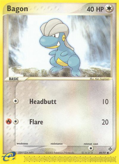 Bagon (49/97) [EX: Dragon] - Destination Retro