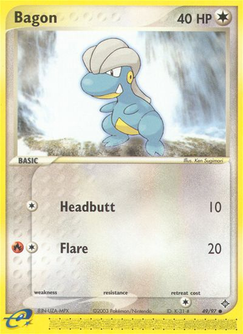 Bagon (49/97) [EX: Dragon] - Destination Retro