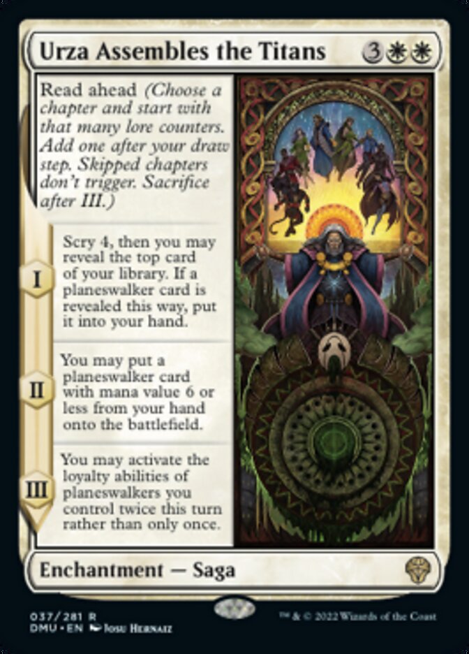 Urza Assembles the Titans [Dominaria United] - Destination Retro