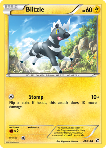 Blitzle (41/114) [Black & White: Base Set] - Destination Retro