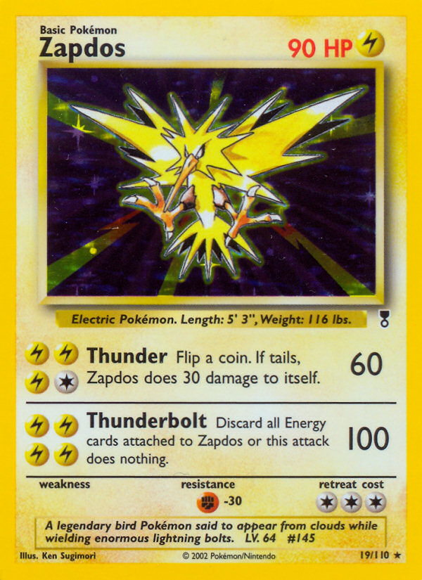 Zapdos (19/110) [Legendary Collection] - Destination Retro