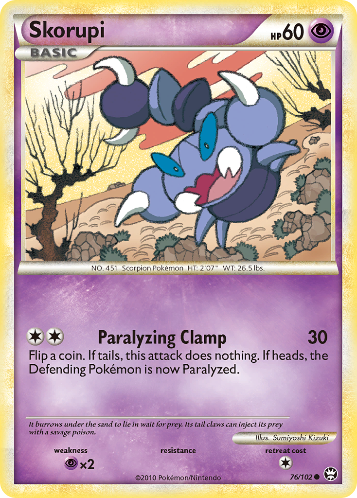 Skorupi (76/102) [HeartGold & SoulSilver: Triumphant] - Destination Retro