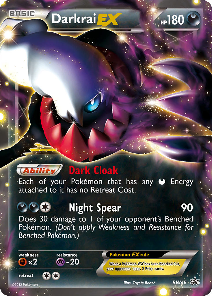 Darkrai EX (BW46) [Black & White: Black Star Promos] - Destination Retro