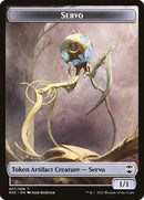 Elf Warrior // Servo Double-sided Token [Kaldheim Commander Tokens] - Destination Retro