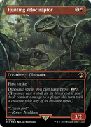 Hunting Velociraptor Emblem (Borderless) [Jurassic World Collection Tokens] - Destination Retro