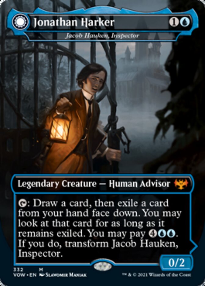 Jacob Hauken, Inspector // Hauken's Insight - Jonathan Harker // Harker's Obsessive Inquiry [Innistrad: Crimson Vow] - Destination Retro