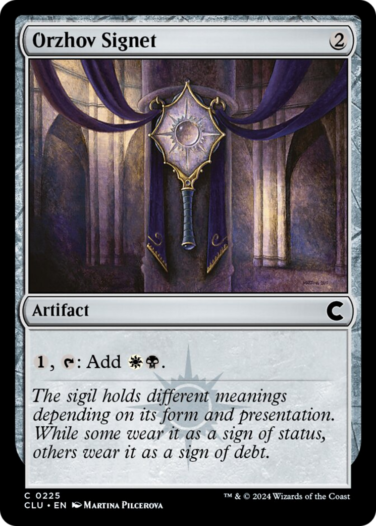 Orzhov Signet [Ravnica: Clue Edition] - Destination Retro