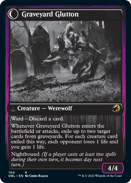 Graveyard Trespasser // Graveyard Glutton [Innistrad: Double Feature] - Destination Retro