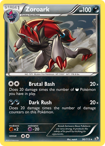 Zoroark (90/113) [Black & White: Legendary Treasures] - Destination Retro