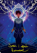 Brainstorm Art Card (Gold-Stamped Signature) [Strixhaven: School of Mages Art Series] - Destination Retro